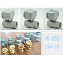 1′′ 304 Stainless Steel Electric Actuator Motorized Valve for for Water Treatment (T25-S2-B)